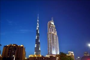 09 Claren Tower Burj Boulevard Hotel Dubai Exterior photo